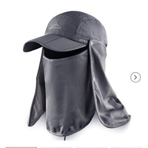 ELLEWIN UPF50 Outdoor Sun Protection Cap - removable mesh neck cover